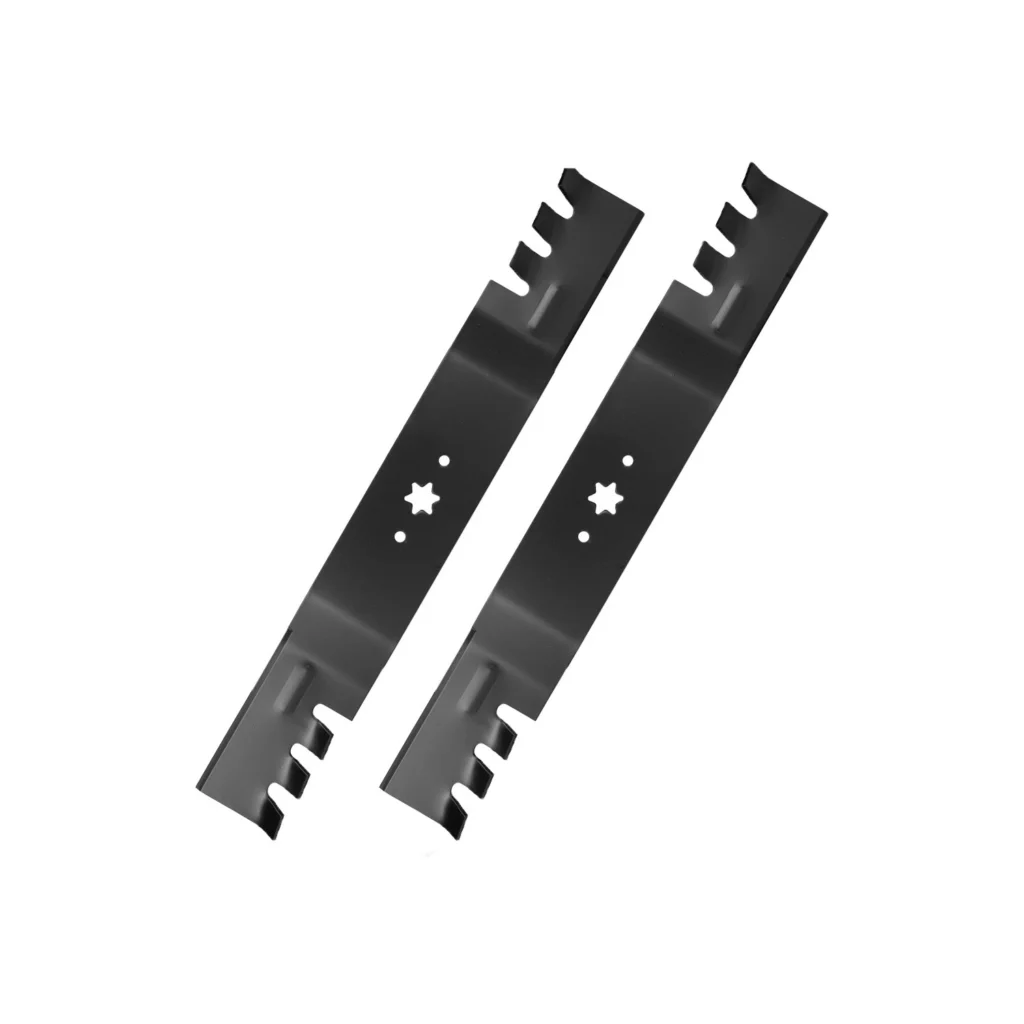 2-Pack Mower Blades Replacement | 42" Deck | 6-Point Star Ce main image