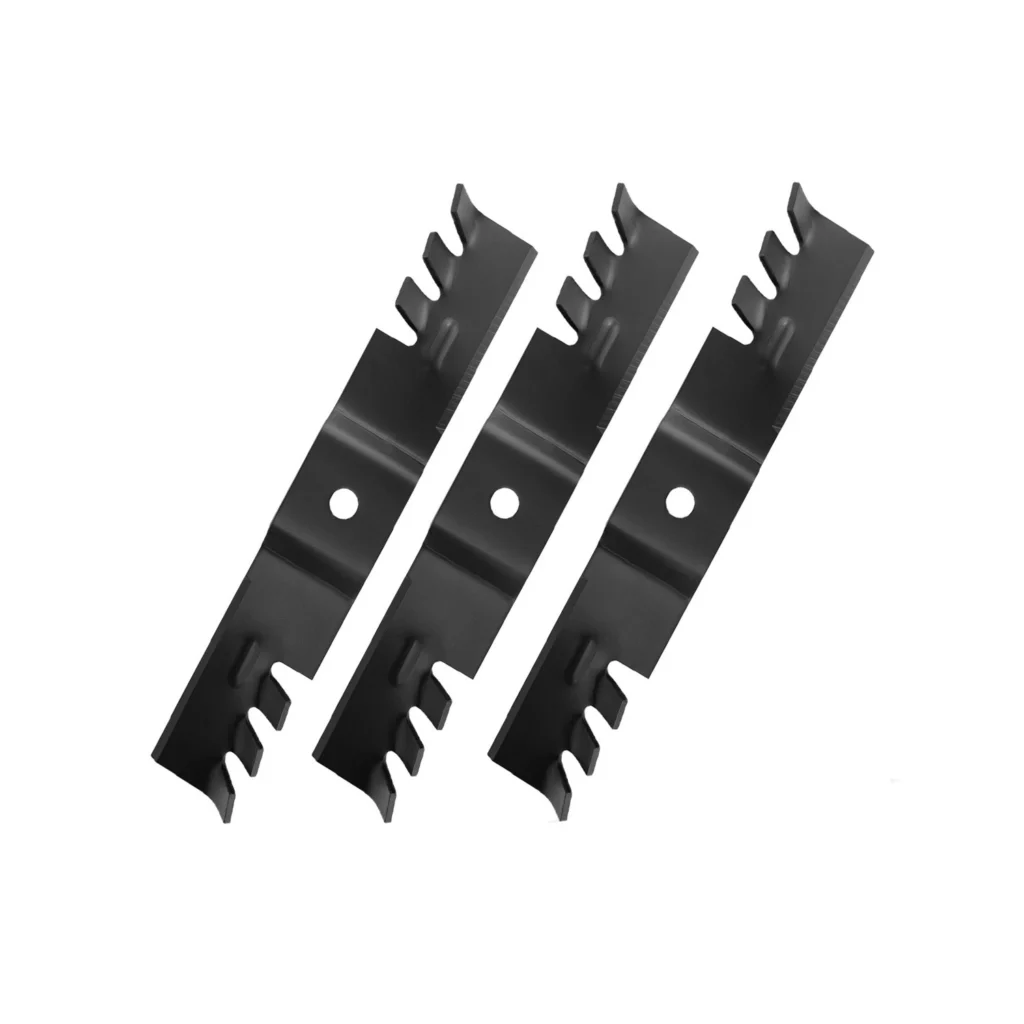 3-Pack Mower Blades Replacement | 48" Deck | 3/4" Round Cent main image