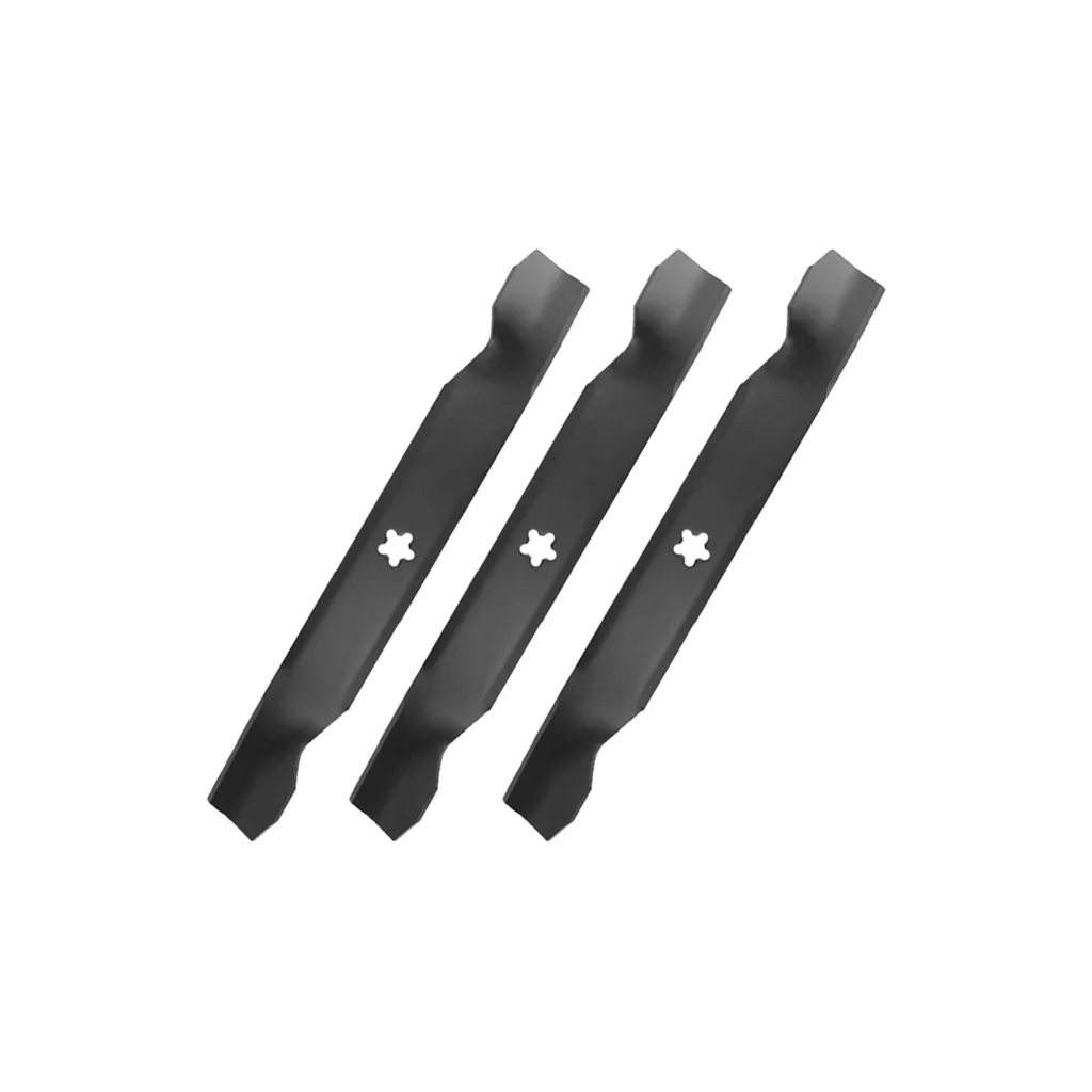 3-Pack Mower Blades Replacement | 50" Deck | 5-Point Star Ce main image