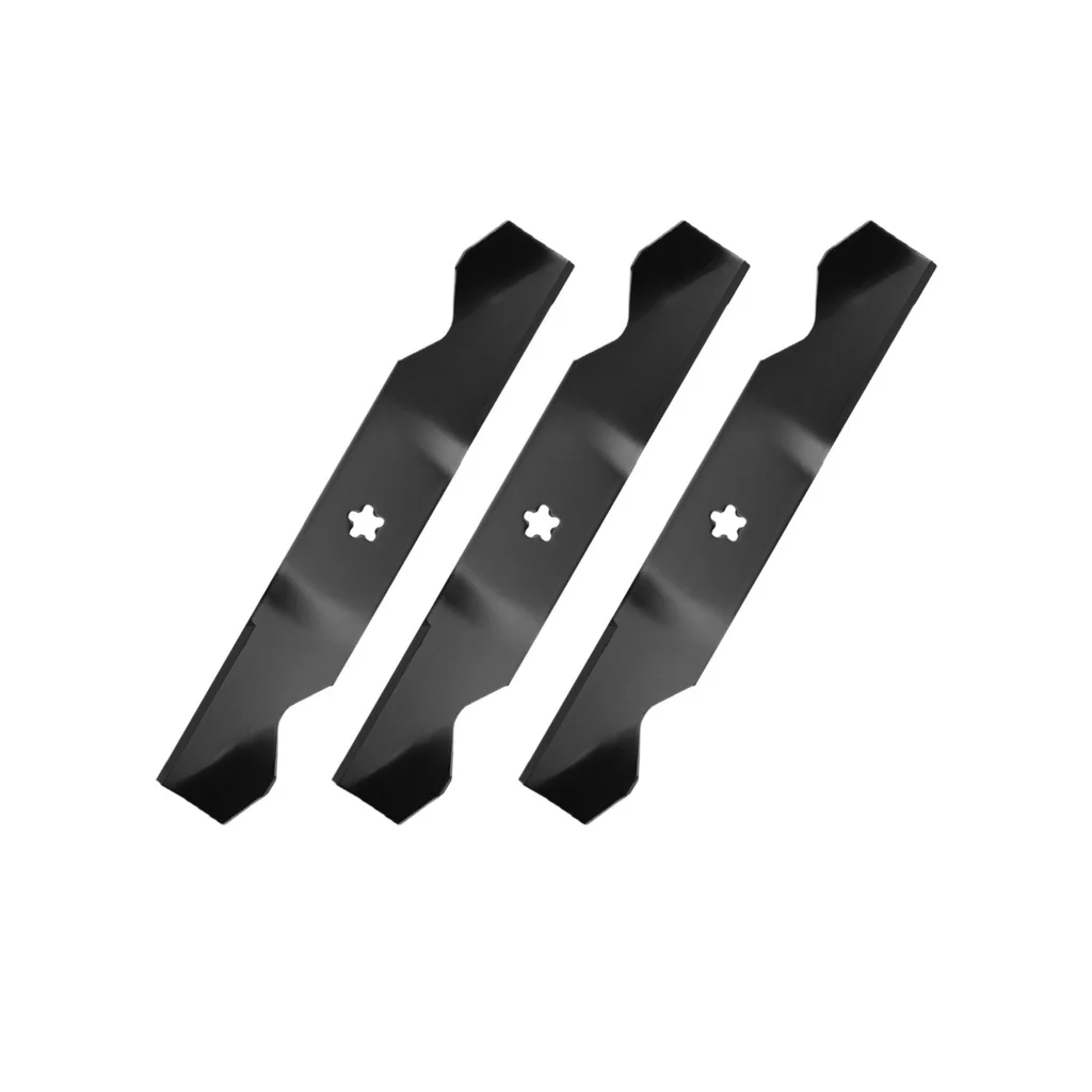 3-Pack Mower Blades Replacement | 54" Deck | 5-Point Star Ce main image