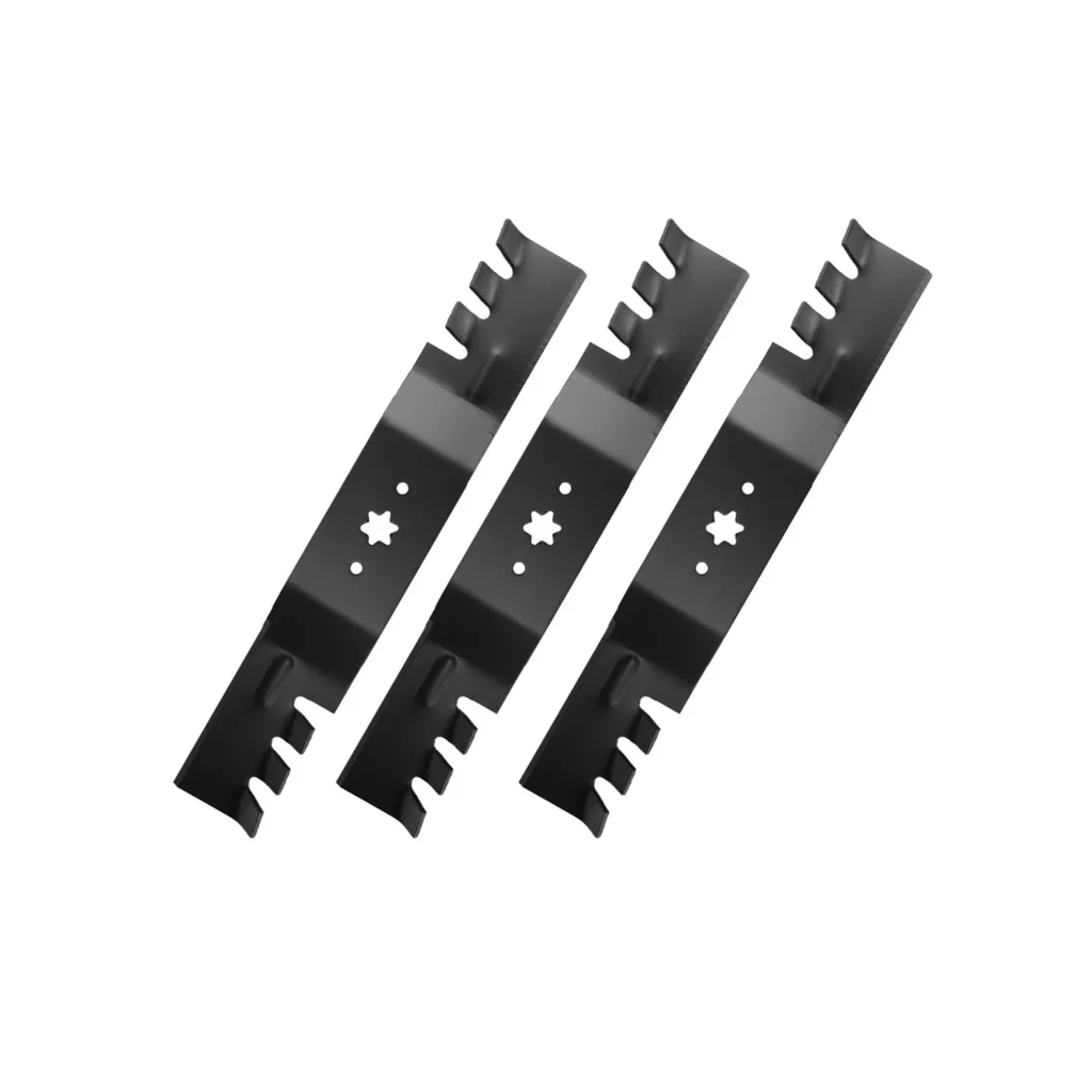 3-Pack Mower Blades Replacement | 54" Deck | 6-Point Star Ce main image